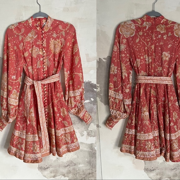 ❌🚫SOLD🚫❌ Zimmermann Veneto Border Short Dress - Picture 3 of 14